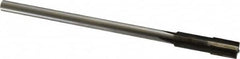 Made in USA - 0.3151 to 0.347" Diam, 9/32" Diam Shank, 1-1/2" Flute, Semi Finish Semi Ground Chucking Reamer - Apex Tool & Supply