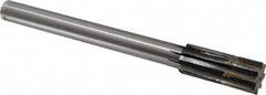 Made in USA - 1.0661 to 1.128" Diam, 7/8" Diam Shank, 2-7/8" Flute, Semi Finish Semi Ground Chucking Reamer - Apex Tool & Supply