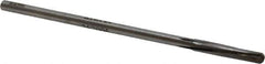 Made in USA - 3/16" Carbide-Tipped 4 Flute Chucking Reamer - Spiral Flute, 11/64" Straight Shank, 1-1/8" Flute Length, 4-1/2" OAL - Apex Tool & Supply