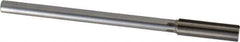 Made in USA - 9/16" Carbide-Tipped 6 Flute Chucking Reamer - Straight Flute, 0.4355" Straight Shank, 2" Flute Length, 8" OAL - Apex Tool & Supply