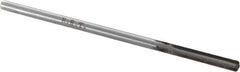 Made in USA - 0.1865" Carbide-Tipped 4 Flute Chucking Reamer - Straight Flute, 1-1/8" Straight Shank, 1-1/8" Flute Length, 4-1/2" OAL - Apex Tool & Supply