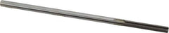 Made in USA - 1/4" Carbide-Tipped 4 Flute Chucking Reamer - Straight Flute, 1-1/2" Straight Shank, 1-1/2" Flute Length, 6" OAL - Apex Tool & Supply