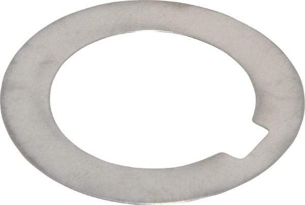 Made in USA - 3/32" Long x 1/4" Wide Notch, 0.01" Thick Internal Notched Washer - 301-304 Stainless Steel, 1" ID, 1-1/2" OD - Apex Tool & Supply
