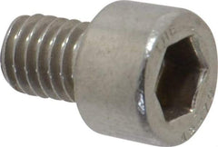 Value Collection - M6x1.00 Metric Coarse Hex Socket Drive, Socket Cap Screw - Grade 18-8 & Austenitic A2 Stainless Steel, Uncoated, Fully Threaded, 8mm Length Under Head - Apex Tool & Supply