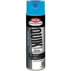 Krylon - 20 fl oz Blue Marking Paint - 50 to 60 Sq Ft Coverage, Solvent-Based Formula - Apex Tool & Supply