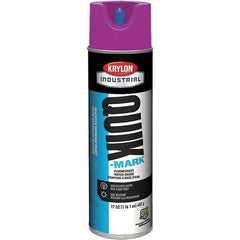 Krylon - 20 fl oz Purple Marking Paint - 50 to 60 Sq Ft Coverage, Water-Based Formula - Apex Tool & Supply