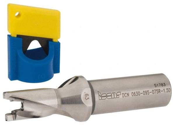 Iscar - 0.63" to 0.665" Diam, 1.5xD, 0.95" Max Depth, 3/4" Shank Diam, 3.91" OAL, Replaceable-Tip Drill - FCP, ICK, ICK-2M, ICM, ICN, ICP, iCP-2M Insert, 16 Seat Size, 07221294 Toolholder, Series SumoCham - Apex Tool & Supply