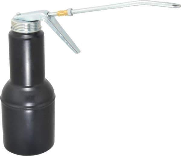 PRO-LUBE - 500 mL Capcity, 6" Long Rigid Spout, Pistol-Grip Oiler - Steel Pump, Steel Body, Powder Coated - Apex Tool & Supply