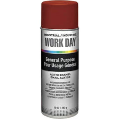Krylon - 10 oz Red Enamel Spray Primer - 9 to 13 Sq Ft Coverage, Quick Drying - Apex Tool & Supply