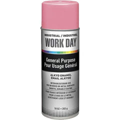 Krylon - Pink, Gloss, Enamel Spray Paint - 9 to 13 Sq Ft per Can, 10 oz Container, Use on Ceramics, Glass, Metal, Plaster, Wood - Apex Tool & Supply