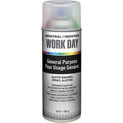 Krylon - Clear, Gloss, Enamel Spray Paint - 9 to 13 Sq Ft per Can, 10 oz Container, Use on Ceramics, Glass, Metal, Plaster, Wood - Apex Tool & Supply