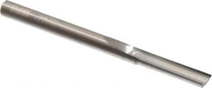 Onsrud - 1/4" Diam, 1/4" Shank Diam, 1" Length of Cut, 1 Flute Single Edge Straight Router Bit - 3-1/4" Overall Length, Right Hand Cut, Solid Carbide - Apex Tool & Supply