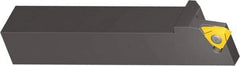Vargus - External Thread, Left Hand Cut, 3/4" Shank Width x 3/4" Shank Height Indexable Threading Toolholder - 5" OAL, 3VEL Insert Compatibility, NL Toolholder, Series Slim Throat - Apex Tool & Supply