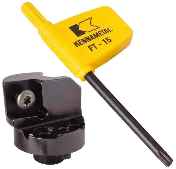 Kennametal - Right Hand Cut, 40mm Min Bore Diam, Size H32 Modular Boring Cutting Unit Head - Through Coolant, Compatible with CC.. - Apex Tool & Supply