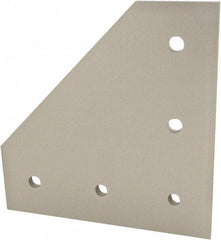 80/20 Inc. - 135mm Wide, Open Shelving Accessory/Component - Aluminum, Clear Anodized Finish, 135mm Long, Use with 45 Series & Bolt Kit 75-3619 - Apex Tool & Supply