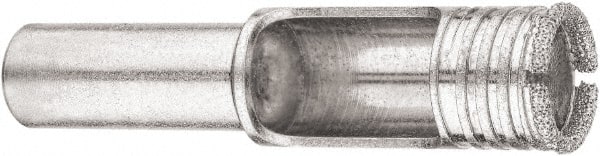 DeWALT - 1-3/8", Straight Shank, Hardened Alloy Steel, Tile and Glass Drill Bit - Apex Tool & Supply