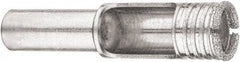 DeWALT - 1-3/8", Straight Shank, Hardened Alloy Steel, Tile and Glass Drill Bit - Apex Tool & Supply