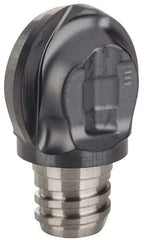 Iscar - MM HBR Grade IC908 Carbide Ball Nose Milling Tip Insert - TiAlN Finish, 2 Flutes, 1/2" Cutting Diam, 0.482" Extension - Apex Tool & Supply