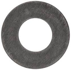 Made in USA - #4 Screw, Grade 300 Stainless Steel Standard Flat Washer - 1/8" ID x 1/4" OD, 0.017" Thick, Plain Finish, Meets Military Specifications - Apex Tool & Supply