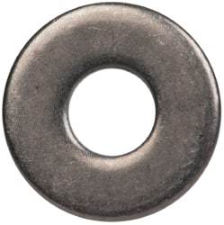 Made in USA - #4 Screw, Grade 300 Stainless Steel Standard Flat Washer - 1/8" ID x 0.312" OD, 0.025" Thick, Passivated Finish, Meets Military Specifications - Apex Tool & Supply