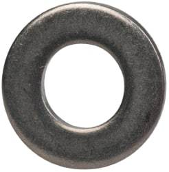 Made in USA - #6L Screw, Grade 300 Stainless Steel Standard Flat Washer - 0.156" ID x 0.312" OD, 0.027" Thick, Plain Finish, Meets Military Specifications - Apex Tool & Supply