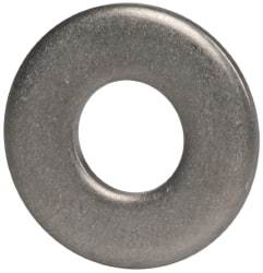 Made in USA - #10 Screw, Grade 300 Stainless Steel Standard Flat Washer - 0.219" ID x 0.438" OD, 0.065" Thick, Plain Finish, Meets Military Specifications - Apex Tool & Supply