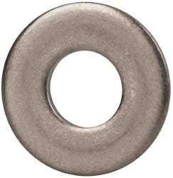 Made in USA - 1/4" Screw, Grade 300 Stainless Steel Standard Flat Washer - 0.281" ID x 5/8" OD, 0.051" Thick, Plain Finish, Meets Military Specifications - Apex Tool & Supply