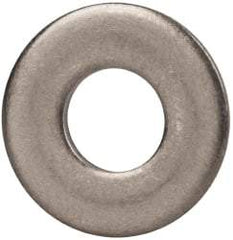 Made in USA - 1/4" Screw, Grade 300 Stainless Steel Standard Flat Washer - 0.281" ID x 5/8" OD, 0.051" Thick, Plain Finish, Meets Military Specifications - Apex Tool & Supply