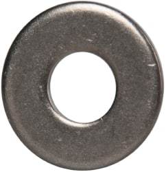 Made in USA - 1/4" Screw, Grade 300 Stainless Steel Standard Flat Washer - 0.312" ID x 0.734" OD, 0.051" Thick, Passivated Finish, Meets Military Specifications - Apex Tool & Supply