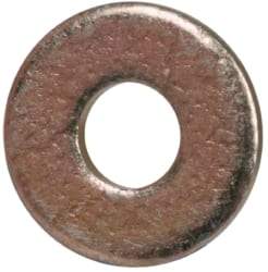 Made in USA - #0 Screw, Grade 1008/1010 Steel Standard Flat Washer - 0.078" ID x 0.188" OD, 0.02" Thick, Cadmium-Plated Finish, Meets Military Specifications - Apex Tool & Supply
