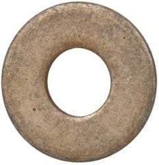 Made in USA - 5/16" Screw, Grade 1008/1010 Steel Standard Flat Washer - 3/8" ID x 7/8" OD, 0.075" Thick, Cadmium-Plated Finish, Meets Military Specifications - Apex Tool & Supply