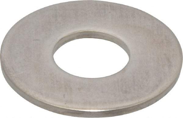 Made in USA - 9/16" Screw, Grade 17-7 PH Stainless Steel USS Flat Washer - 5/8" ID x 1-1/2" OD, 0.09" Thick, Plain Finish - Apex Tool & Supply