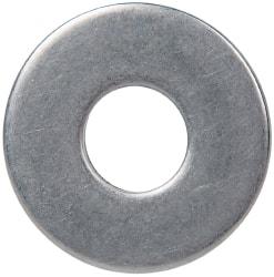 Made in USA - 5/8" Screw, Grade 17-7 PH Stainless Steel USS Flat Washer - 11/16" ID x 1-3/4" OD, 0.12" Thick, Plain Finish - Apex Tool & Supply