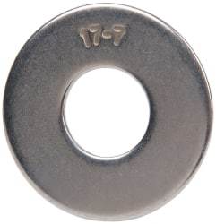 Made in USA - 3/4" Screw, Grade 17-7 PH Stainless Steel USS Flat Washer - 13/16" ID x 2" OD, 0.131" Thick, Plain Finish - Apex Tool & Supply