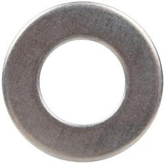Made in USA - 1" Screw, Grade 17-7 PH Stainless Steel USS Flat Washer - 1-1/16" ID x 2" OD, 0.131" Thick, Plain Finish - Apex Tool & Supply