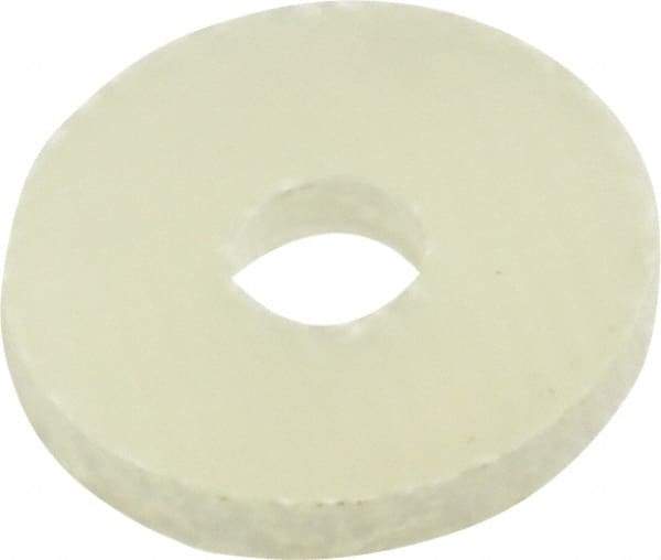 Made in USA - #6 Screw, Grade G10 Fiberglass Standard Flat Washer - 0.142" ID x 1/2" OD, 0.062" Thick, Plain Finish - Apex Tool & Supply