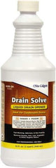 Nu-Calgon - 1 Qt Liquid Drain Cleaner - Unscented, Bottle - Apex Tool & Supply