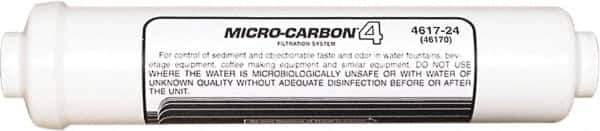 Nu-Calgon - 2.59" OD, 20µ, 6R Micromet Inline Cartridge Filter that Removes Silt, Sediment & Chlorine - 13" Long, Reduces Sediments, Tastes, Odors, Chlorine & Scale - Apex Tool & Supply