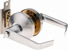Falcon - Medium Duty Entry Lever Lockset - 2-3/4" Back Set, For Best/ Falcon I/C-Core Cylinder, Satin Chrome Finish - Apex Tool & Supply