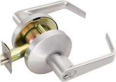 Falcon - Medium Duty Classroom Lever Lockset - 2-3/4" Back Set, For Best/ Falcon I/C-Core Cylinder, Satin Chrome Finish - Apex Tool & Supply