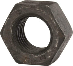 Value Collection - M30x3.50 Steel Right Hand Hex Nut - 46mm Across Flats, 24mm High, Uncoated - Apex Tool & Supply