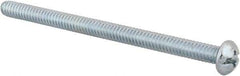 Value Collection - #10-24 UNC, 3" Length Under Head Slotted/Phillips Drive Machine Screw - Round Head, Grade J82 Steel, Zinc-Plated Finish, Without Washer - Apex Tool & Supply
