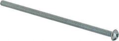 Value Collection - #6-32 UNC, 3" Length Under Head Slotted/Phillips Drive Machine Screw - Round Head, Grade J82 Steel, Zinc-Plated Finish, Without Washer - Apex Tool & Supply
