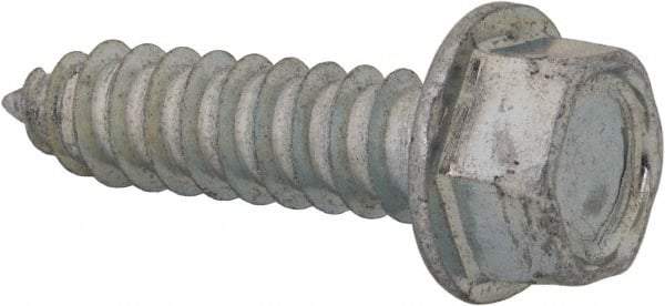 Value Collection - 3/8" Hex Head Sheet Metal Screw - Steel, 1-1/2" Length Under Head, Grade 2 - Apex Tool & Supply