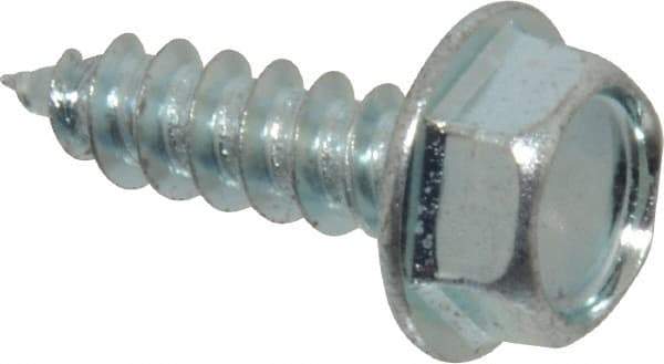 Value Collection - 5/16" Hex Head Sheet Metal Screw - Steel, 1" Length Under Head, Grade 2 - Apex Tool & Supply