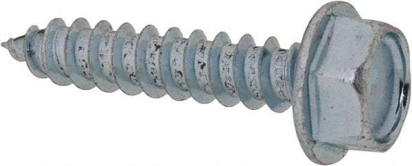 Value Collection - 5/16" Hex Head Sheet Metal Screw - Steel, 1-1/2" Length Under Head, Grade 2 - Apex Tool & Supply