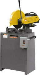 Kalamazoo - 14" Blade Diam, 1" Arbor Hole, Miter Chop & Cutoff Saw - 4,400 RPM, 5 hp, 220 Volts, 1 Phase - Apex Tool & Supply