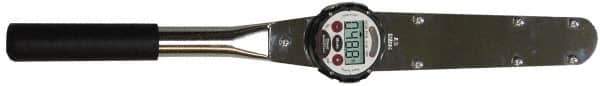 Proto - 1/2" Drive Electronic Digital Torque Wrench - 34 N/m to 340 N/m Torque, 22" OAL, 0.1 N/m Graduation, Fixed Head - Apex Tool & Supply