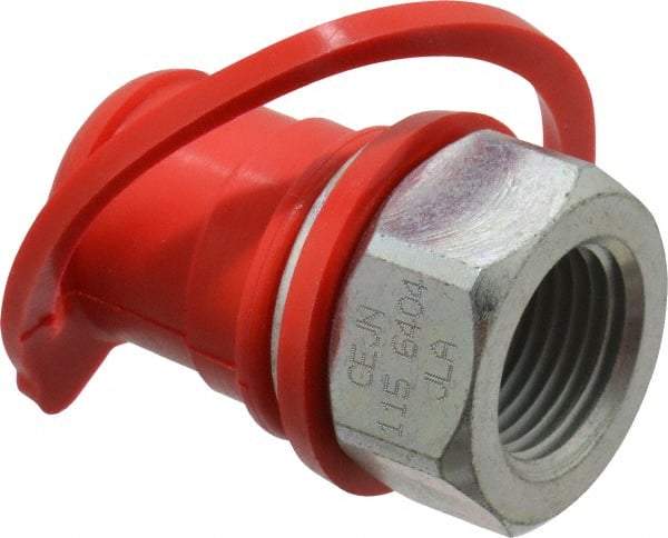 CEJN - 3/8 NPT Hydraulic Hose Female Pipe Thread Nipple - 14,500 psi, 1.56 GPM, 115 Hose Size, Series 115 - Apex Tool & Supply