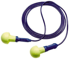 3M - Reusable, Corded, 28 dB Earplugs - Yellow, 200 Pairs - Apex Tool & Supply